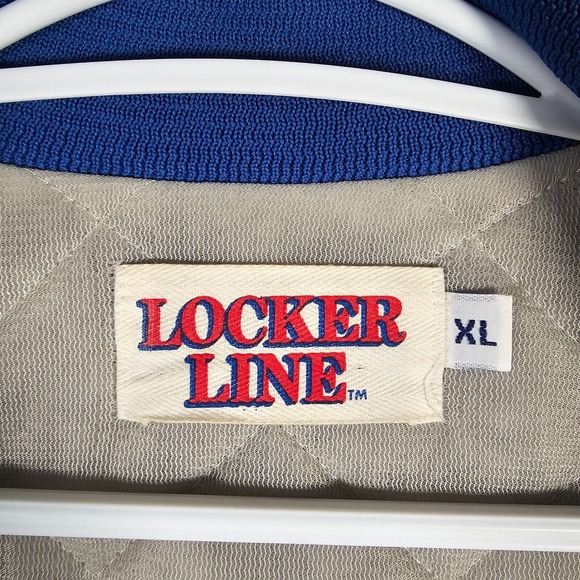 Vintage Locker Line New England Patriots Jacket Mens XL NFL Satin Snap Front - Picture 8 of 15